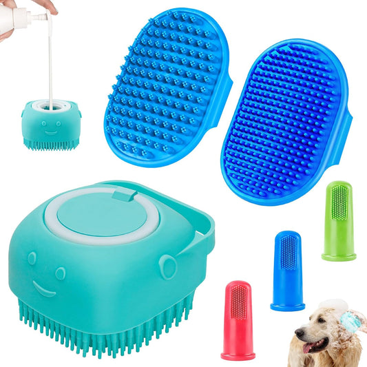 3PCS Dog Bath Brush